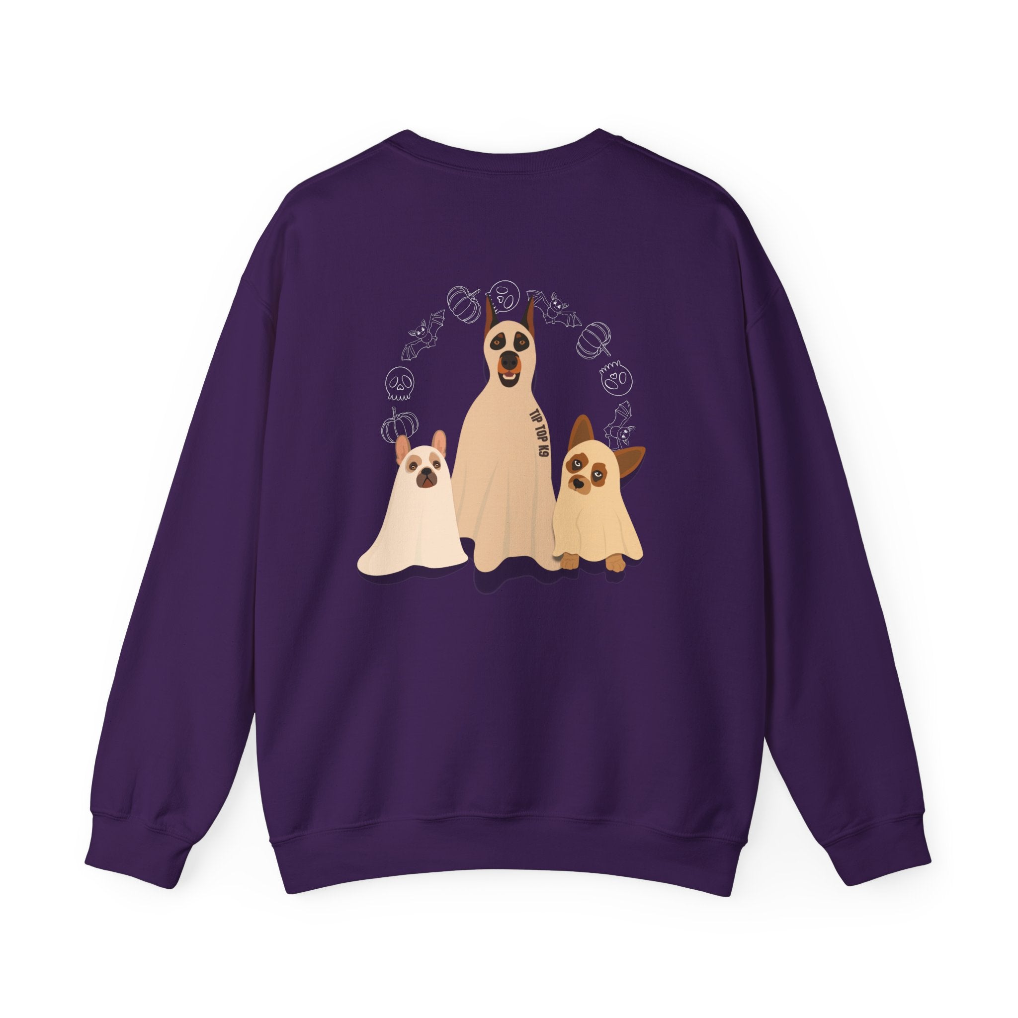 Cozy Pup Halloween Ghost Sweatshirt, TIP TOP K9 LIMITED TIME HOLIDAY MERCH !