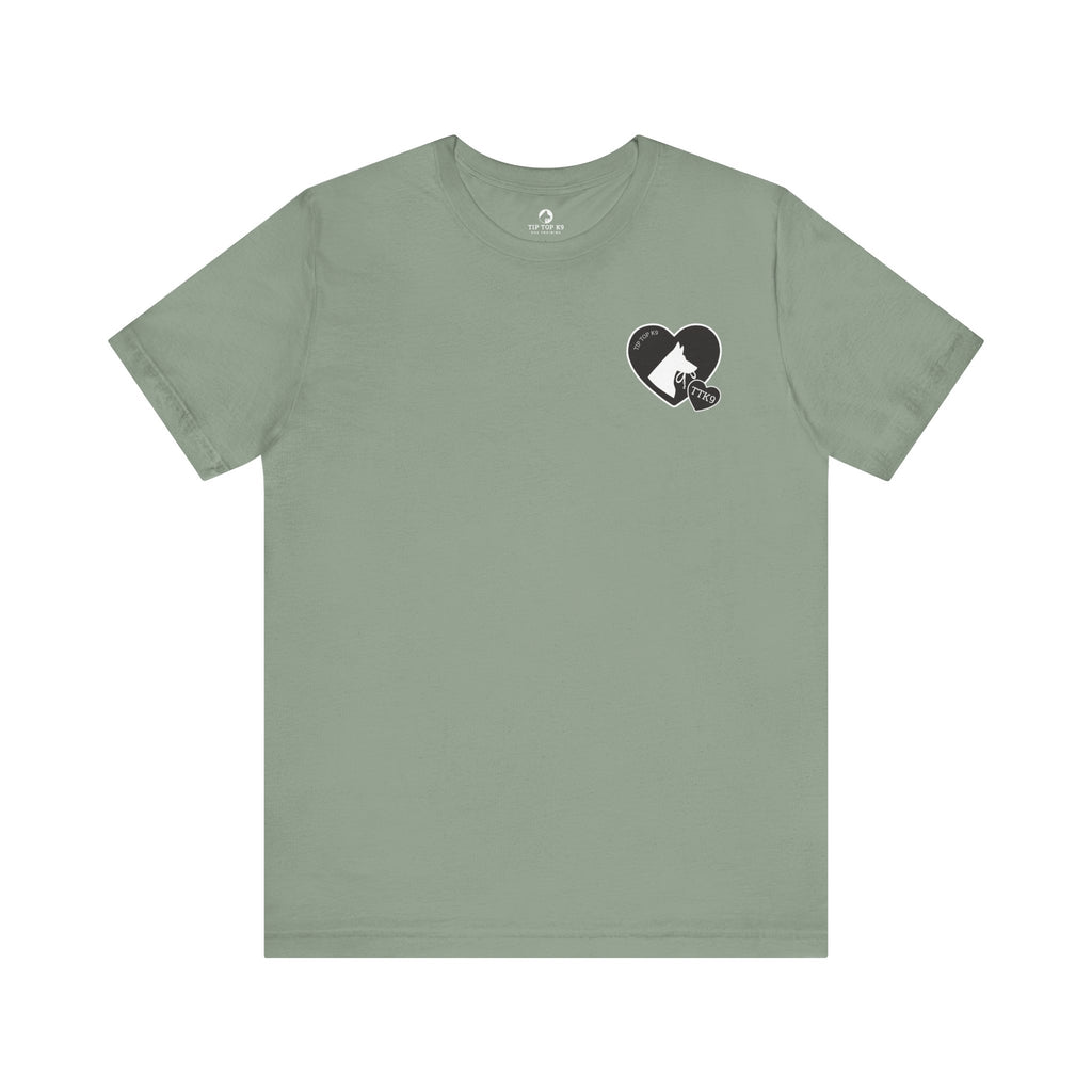 Tip Top K9 We Heart Dogs Heart T-Shirt