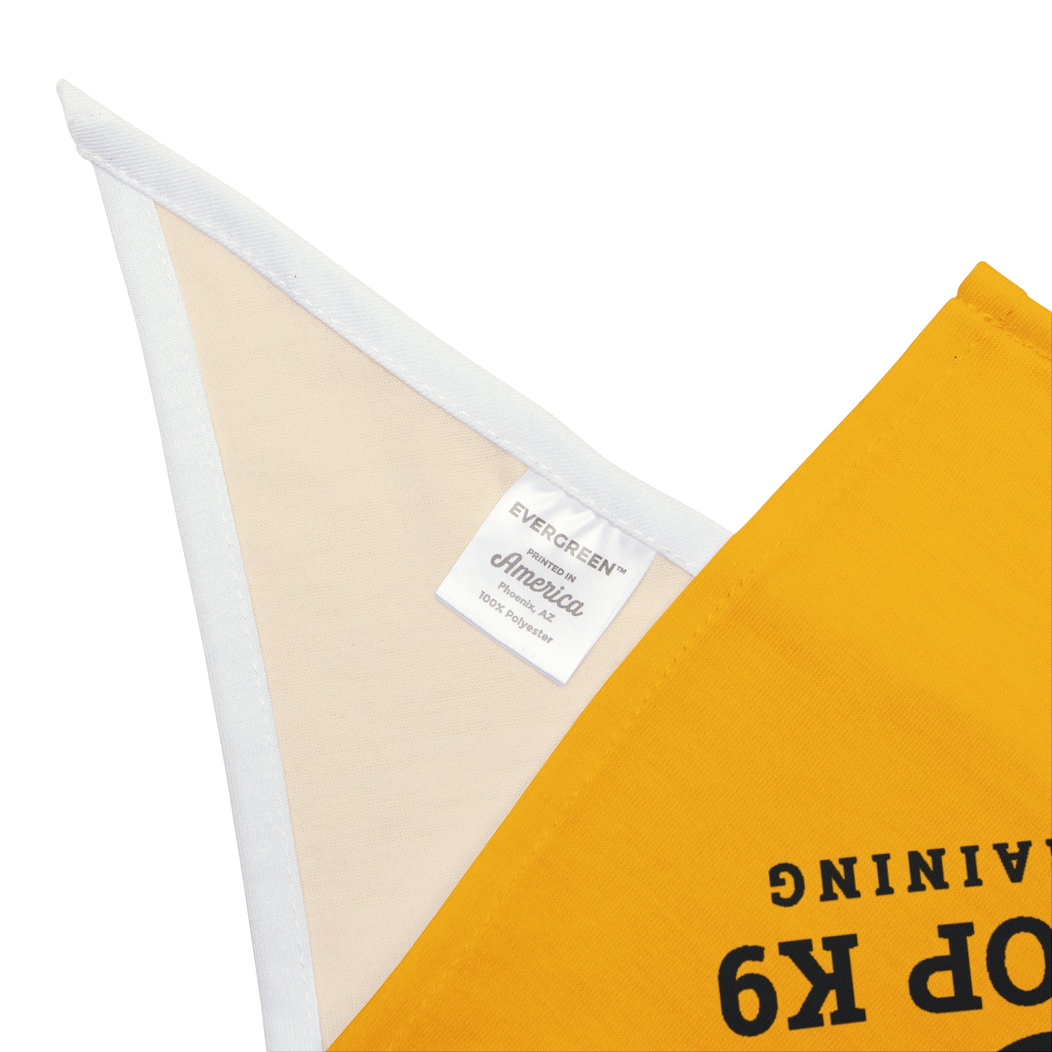 Small Tip Top K9 Yellow Bandana