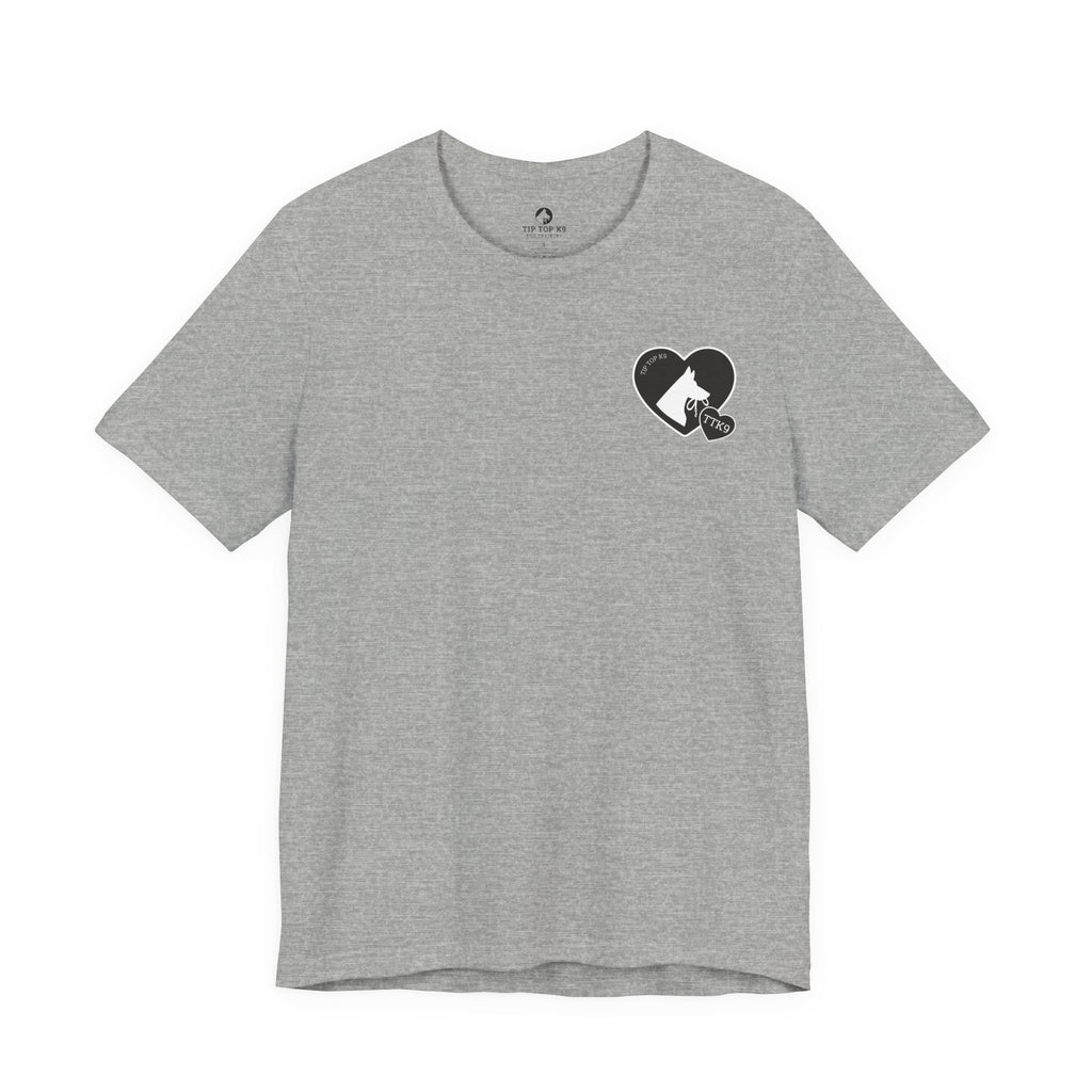 Tip Top K9 We Heart Dogs Heart T-Shirt