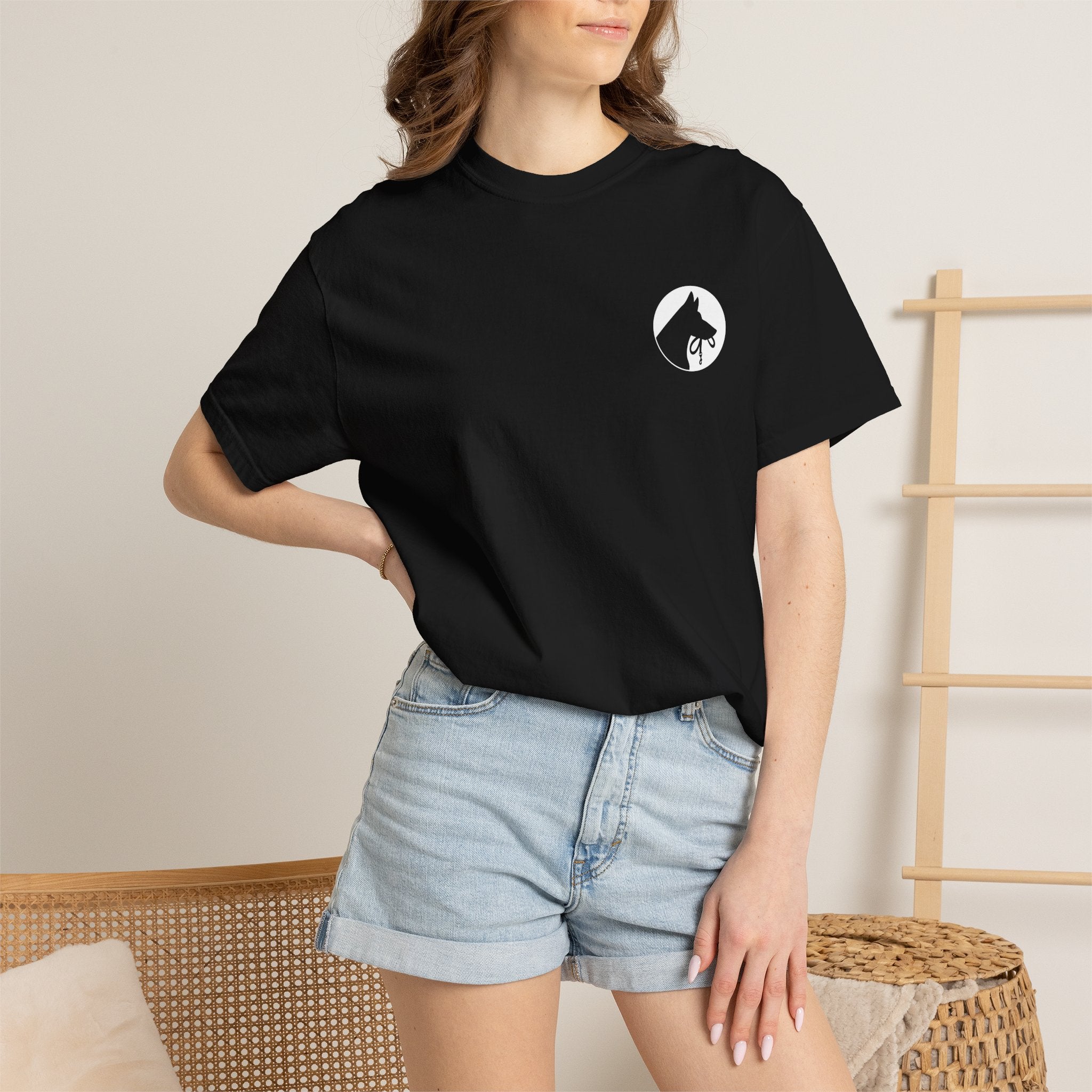 Dog Head Logo'd Shirt