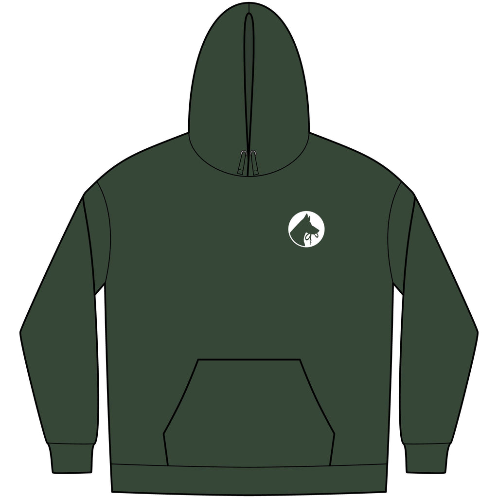 Word Art Forest Green Hoodie - Tip Top K9