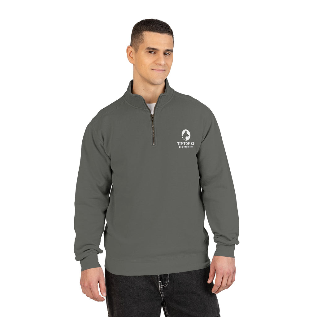 Tip Top K9 Quarter-Zip Sweatshirt —Logo Pullover