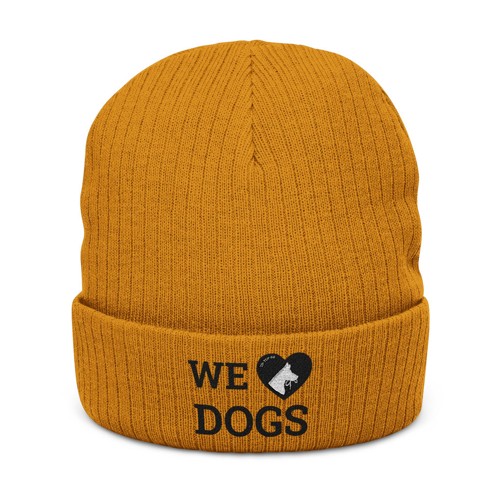 Ribbed Knit Beanie (Embroidery)