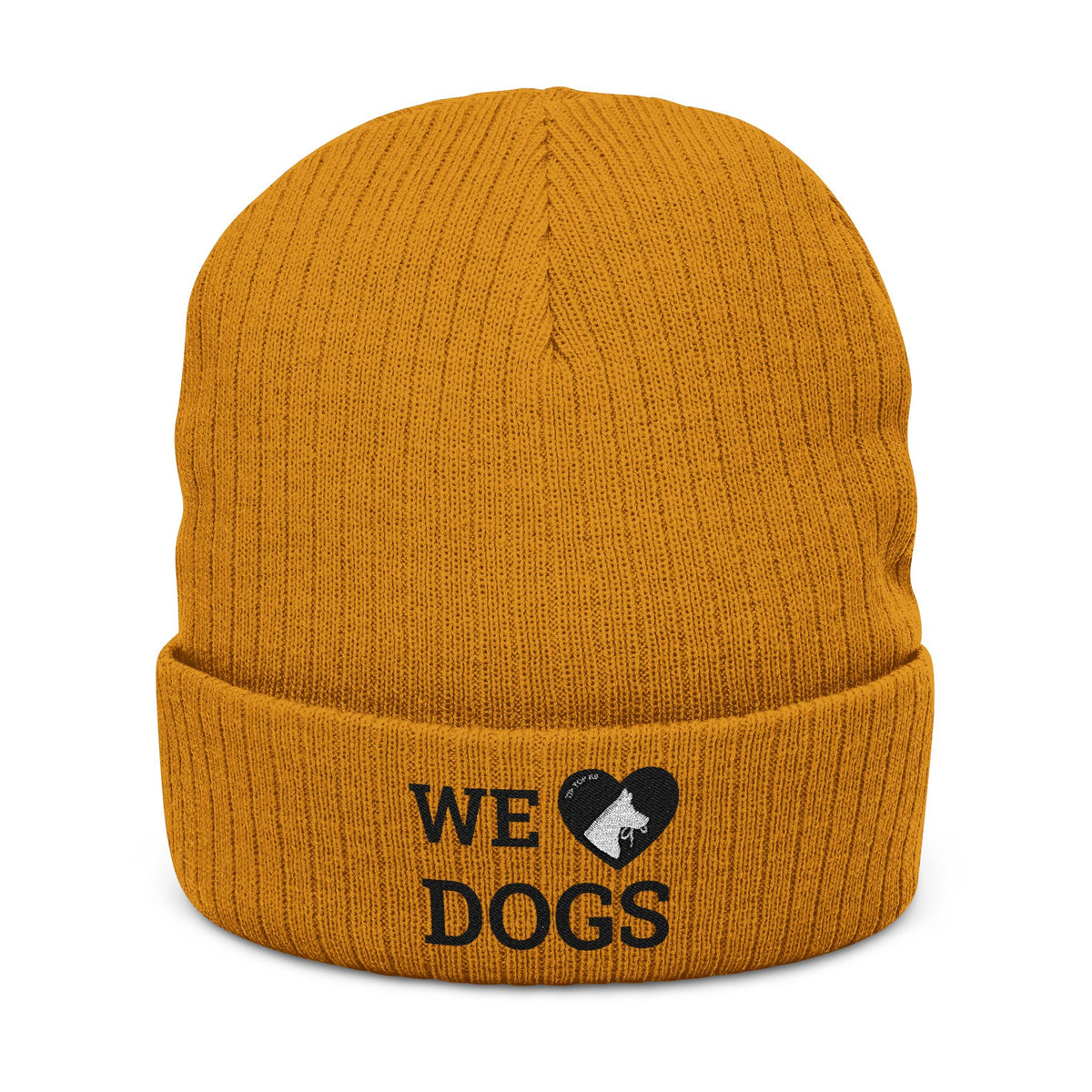 Ribbed Knit Beanie (Embroidery)