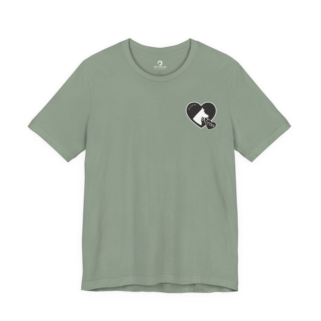 Tip Top K9 We Heart Dogs Heart T-Shirt