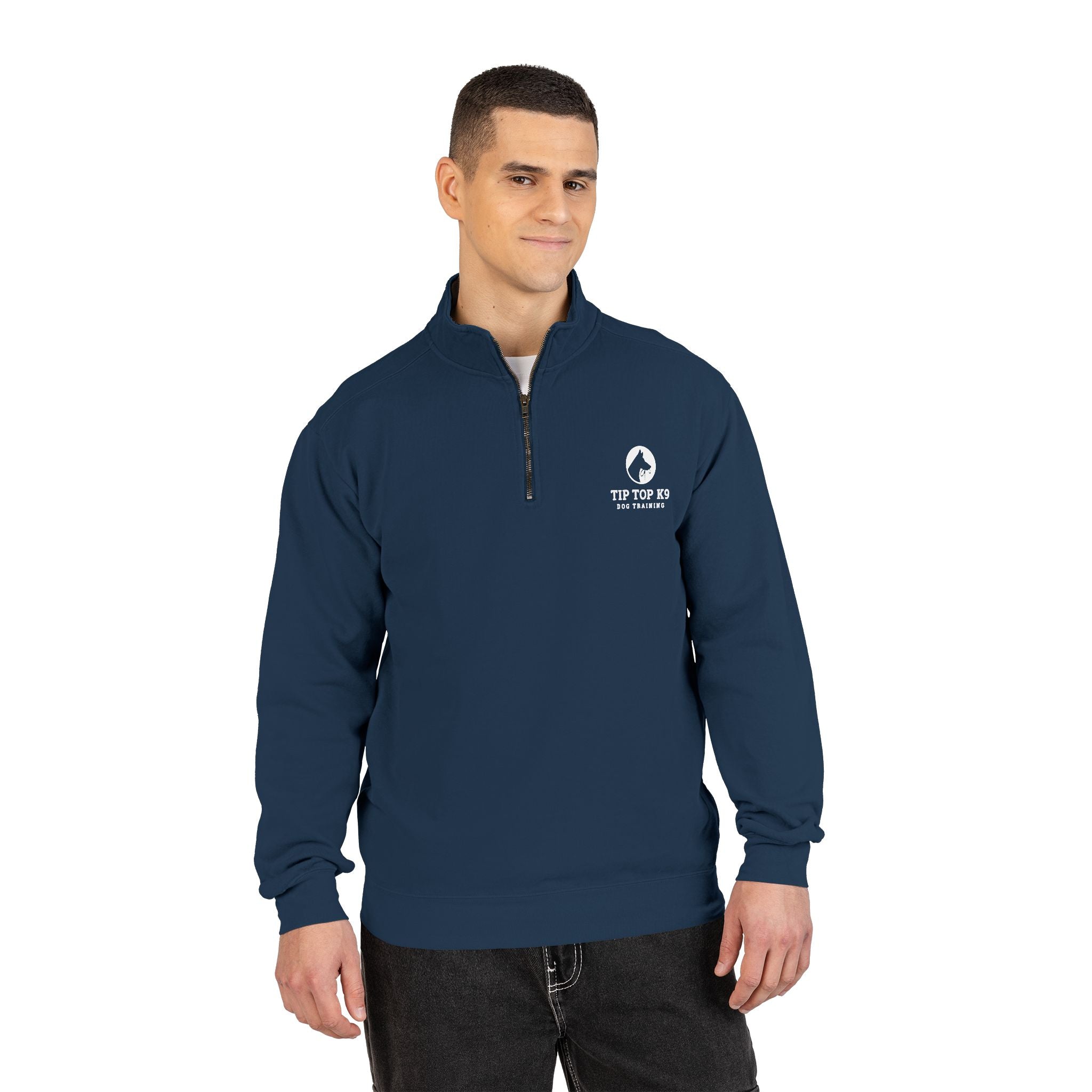 Tip Top K9 Quarter-Zip Sweatshirt —Logo Pullover