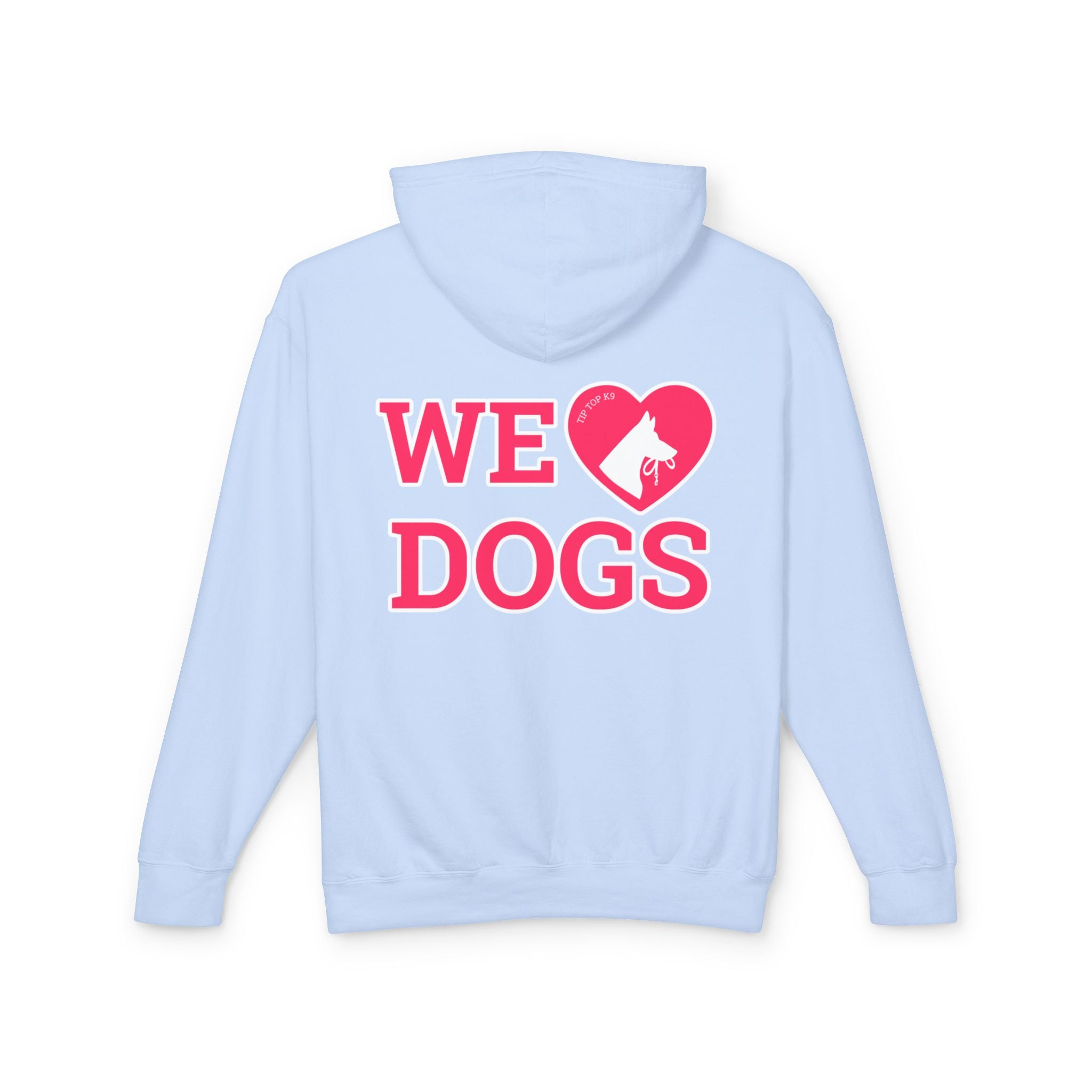 Pitbull Pink Style We Heart Dogs Hoodie | Tip Top K9 Dog Training