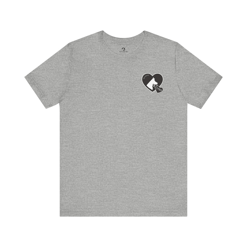 Tip Top K9 We Heart Dogs Heart T-Shirt