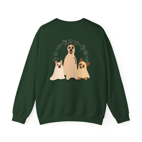 Cozy Pup Halloween Ghost Sweatshirt, TIP TOP K9 LIMITED TIME HOLIDAY MERCH !