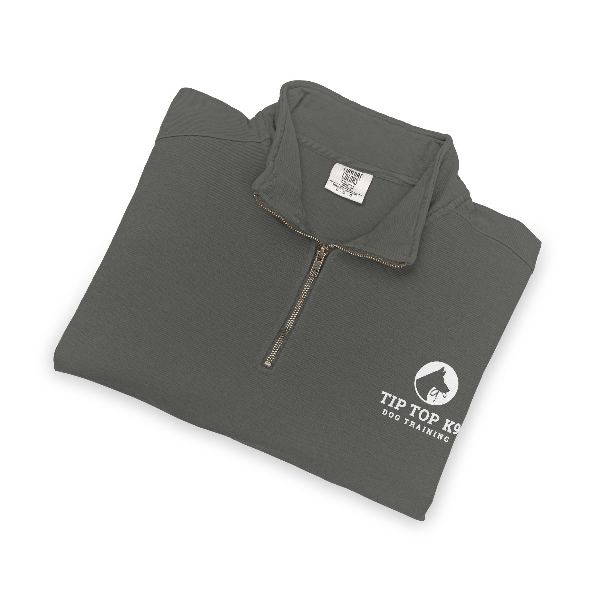 Tip Top K9 Quarter-Zip Sweatshirt —Logo Pullover